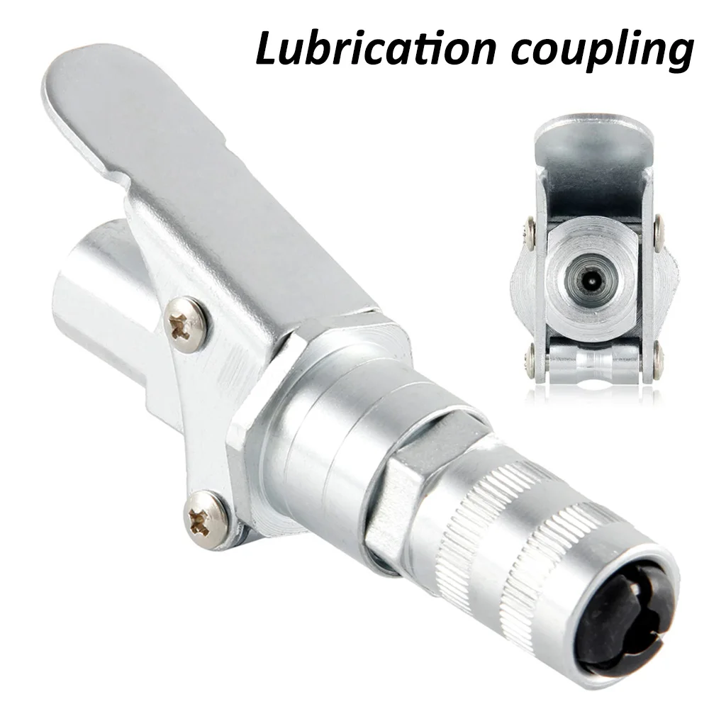 

1/8 NPT Fitting Grease Gun Coupler Grease Gun Adapter High Pressure Labor Saving Oil Injection Nozzle Butter Nozzle Gun Head