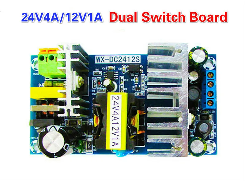 Новая двойная плата импульсного источника питания 24 В 4 а/12 в 1 а высокой мощности 24 В/12 в 120 Вт Изолированный Блок питания переменного и постоянного тока модуль переключателя питания 120 Вт