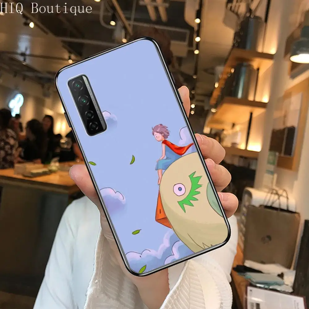 

Cartoon Phone Case For Huawei mate 40 30 10 20 40 8 9 Lite Z Pro Black Etui 3D Coque Painting Hoesjes 5g black