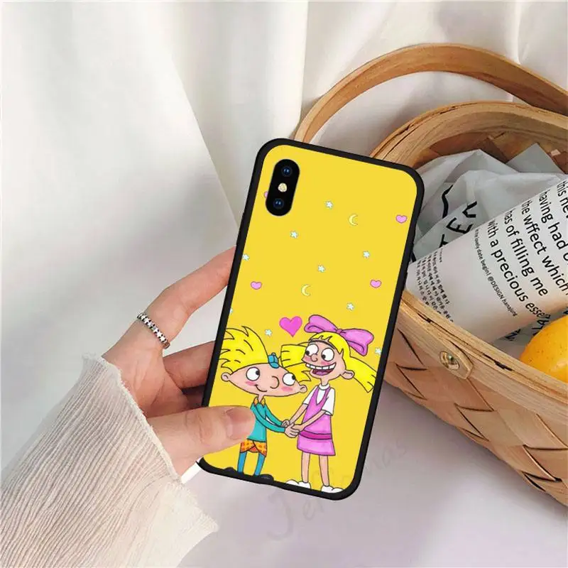 

Hey Arnold American cartoon Phone Case for iPhone 11 12 pro XS MAX 8 7 6 6S Plus X 5S SE 2020 XR