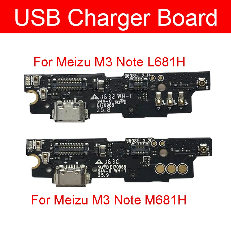 USB зарядное устройство разъем порт плата для Meizu M3 NOTE L681H M681H M681Q M681C Chargring Usb док
