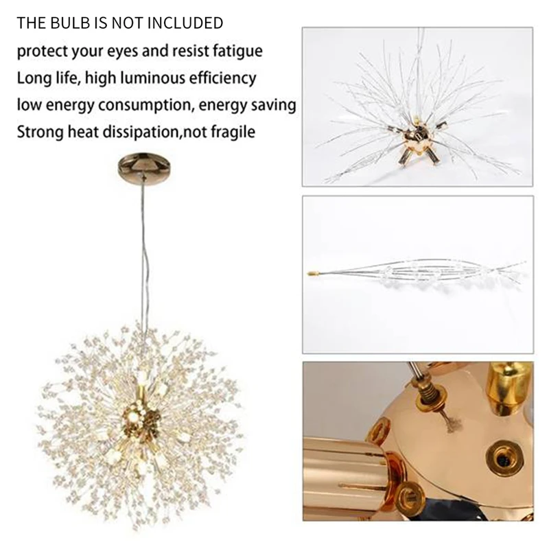 Светодиодная люстра-одуванчик для гостиной столовой кухни спальни современный