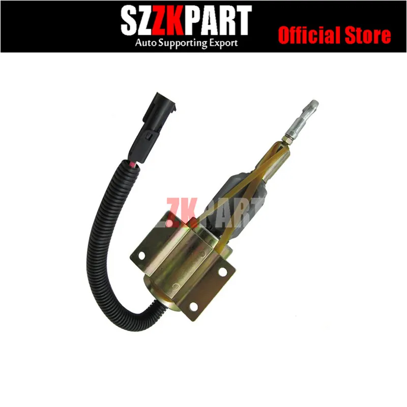 

Shut Off Solenoid 24V Stop Solenoid OEM 3932546 SA-4639-24 Fit for Cummins Fuel Shutoff Valve