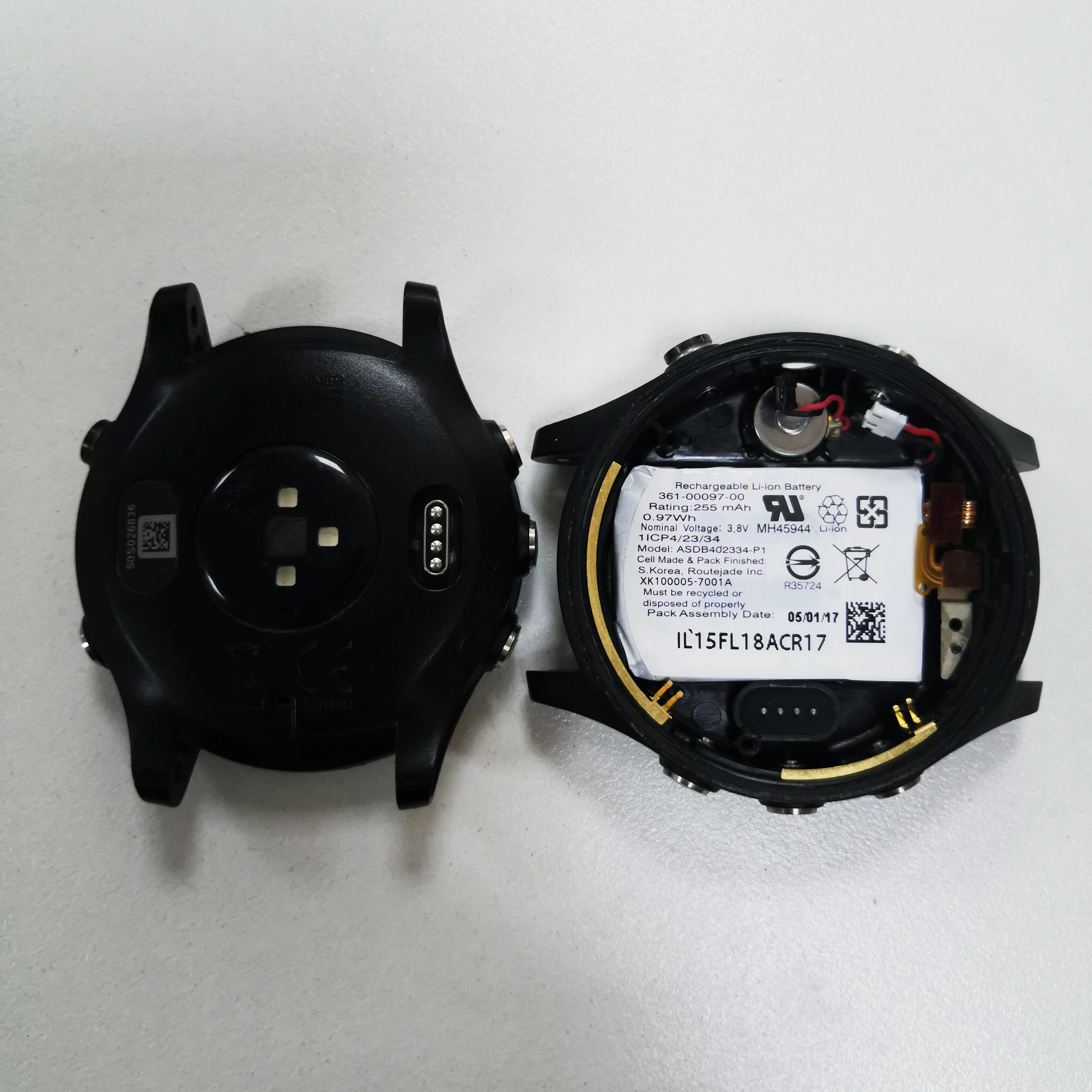 Задняя крышка для Garmin Forerunner 935 с батареей 361-00097-00 задняя заменой литий-ионной