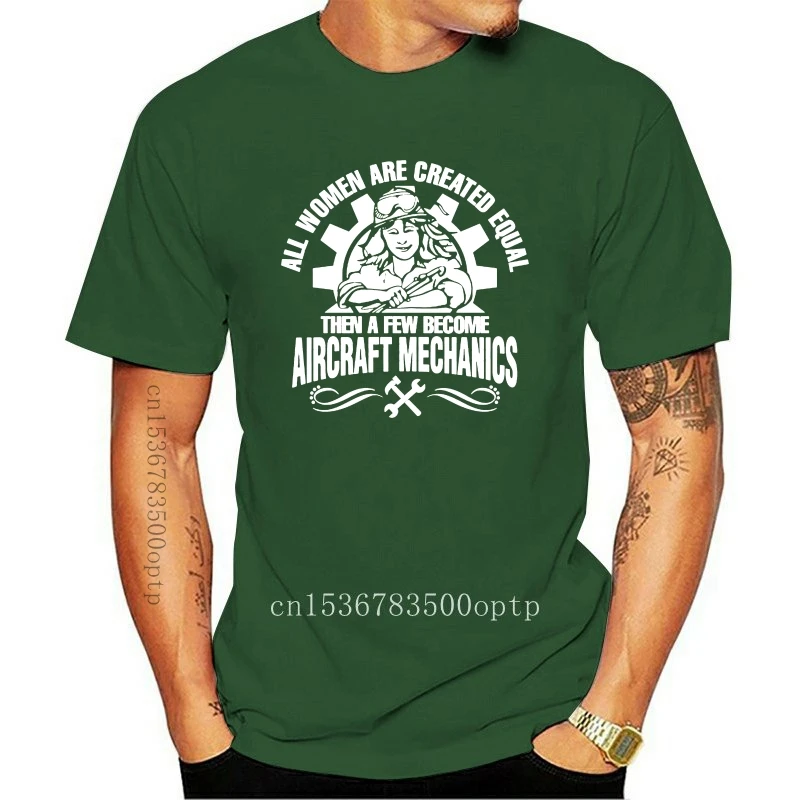 

New Women Aircraft Mechanics men's fashion T-shirt