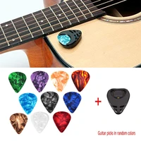 Pcs Gitarre Picks Guitar Pick Halter Set f  r Akustische Gitarre Elektrische Gitarre Bass Ukulele Stick-auf Halter picks Zuf  llige Farbe