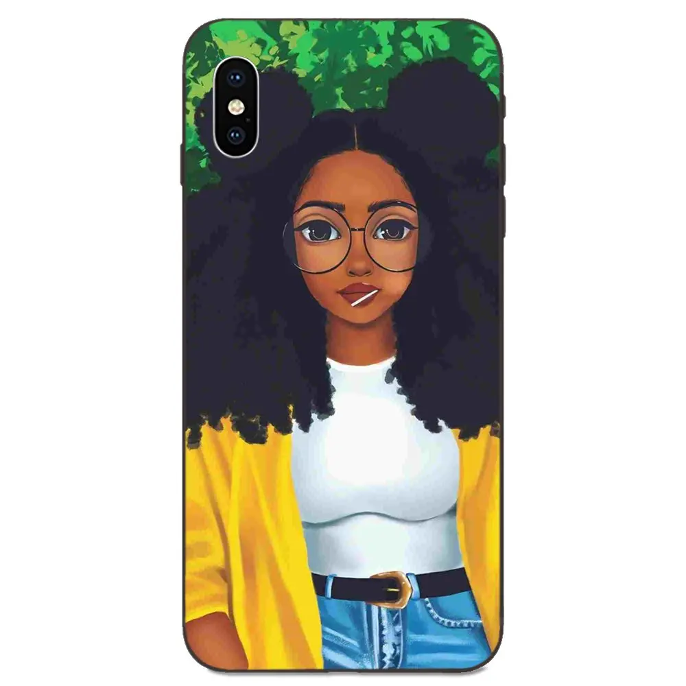 Для Apple iPhone 11 X XS Max XR Pro 4 4S 5 5S SE 6 6S 7 8 Plus мягкие аксессуары из ТПУ чехлы для девочек |