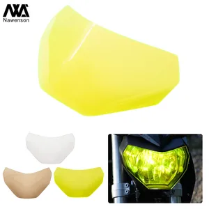 for yamaha mt09 fz09 mt 09 fz 09 2013 2016 2015 2014 motorcycle headlight shield front lamp screen protector free global shipping