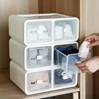 Пластиковый пылезащитный органайзер для шкафа, органайзер для нижнего белья с ящиком, практичный домашний чехол для хранения носков, бюстгальтеров