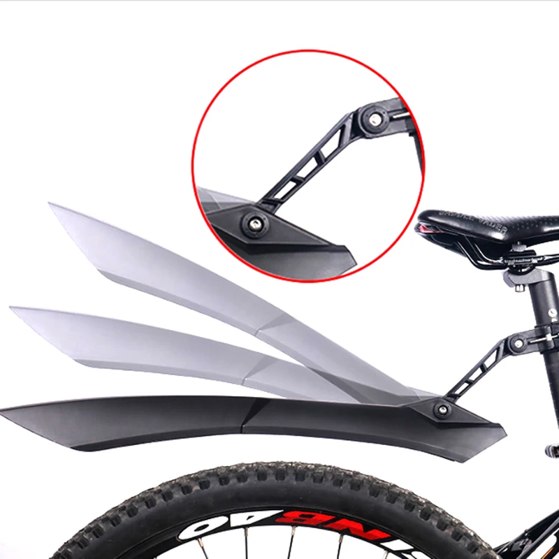 Bicycle Mudguard MTB 24 26 27.5 29 Inch Mud Wings Front/Rear Wheel Fenders Handy Mount Extra Length Width Deep Groove | Спорт и