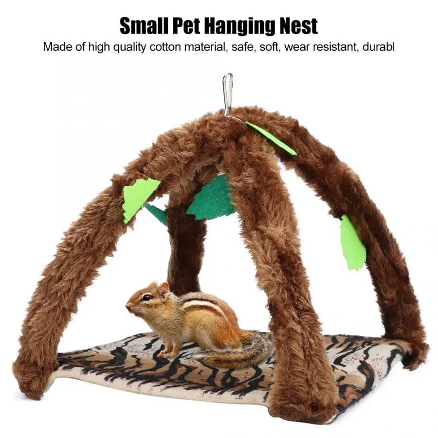 ПЭТ птиц хомяк гамак висячий дом для Sack Свинг сумка спальная кровать хорька крыса
