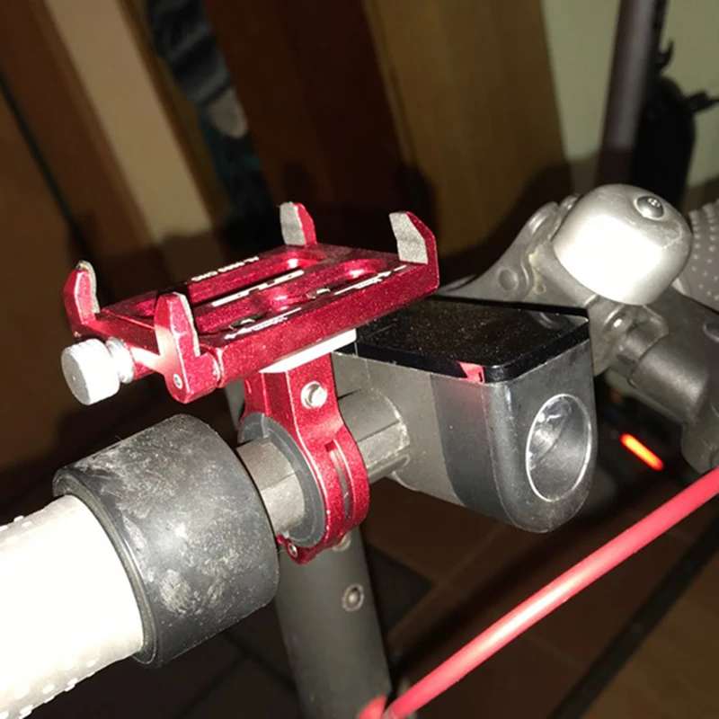 Подставка-держатель для телефона Xiaomi Mijia M365 электрический скутер Qicycle EF1 сплав с ЧПУ подходит для телефона с диагональю от 3,5 до 6,2 дюймов gps прочный нескользящий