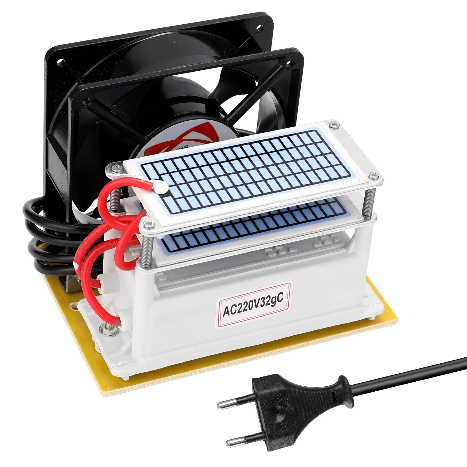 

Портативный генератор озона kkmoon, устройство для удаления формальдегида, 220 В, 32 В, машина для очистки озона, очиститель воздуха, вентилятор д...