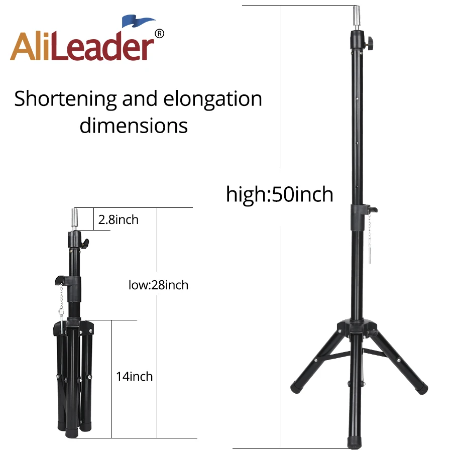 Alileader Новый 125 см регулируемый штатив подставка держатель манекен головка