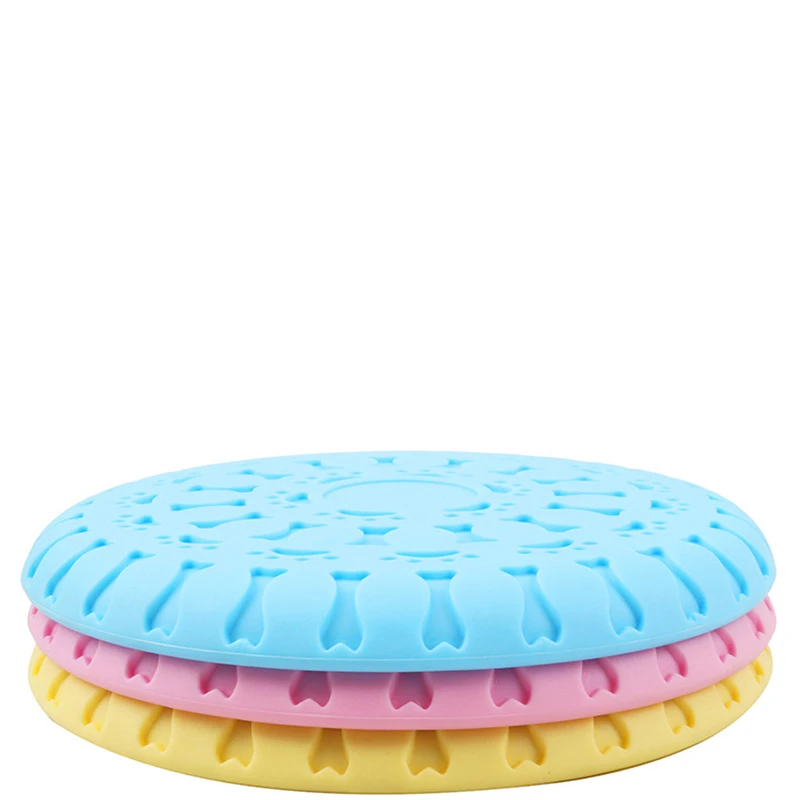 Pet Dog Flying Discs Interactive Toy Training Chew Outdoor Emergency Bowl Supplies | Дом и сад