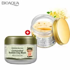 BIOAQUA патчи для глаз Золото османтуса маска для глаз газированная пузырчатая глина маска для лица Уход за кожей удаление темных кругов против старения отбеливание