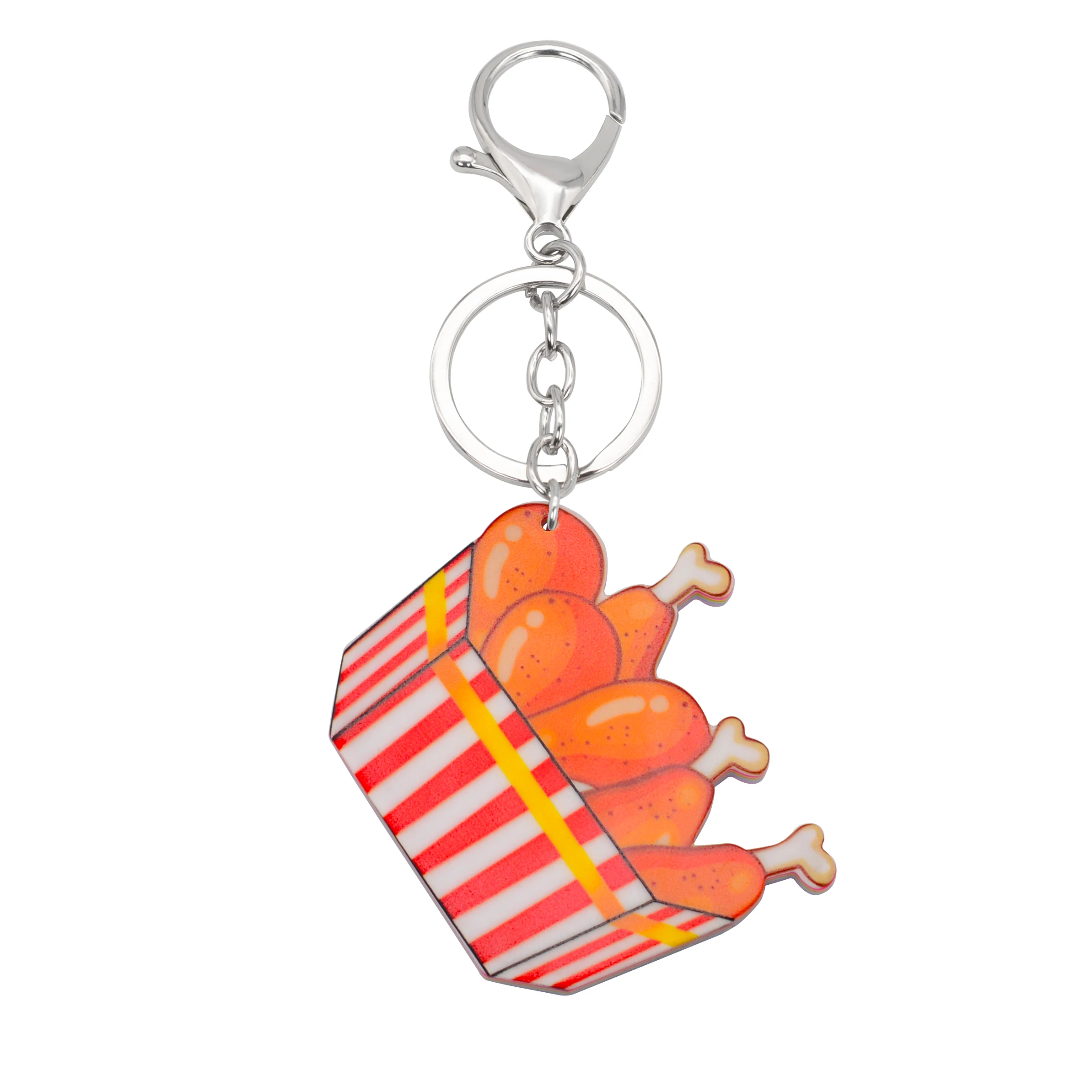 Милые Мультяшные Акриловые Брелоки для ключей 1 шт. новые с питанием ювелирные