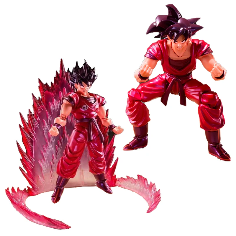 

Аниме Драконий жемчуг Z SHF Jie Wangquan Son Goku красный взрывчатый спецэффект может использоваться для фигуры статуя Декор игрушка подарок