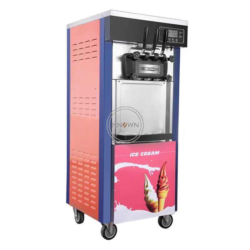 Коммерческая машина для производства мягкого мороженого маленькая конусная
