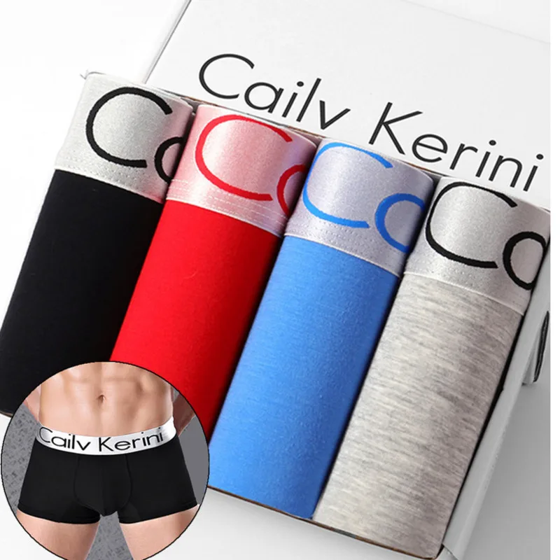 

NXY Men's Underwear Summer Boxer Shorts Big Size Ν Ck Ν Thin Style Four Corner Underpants Trend Personality