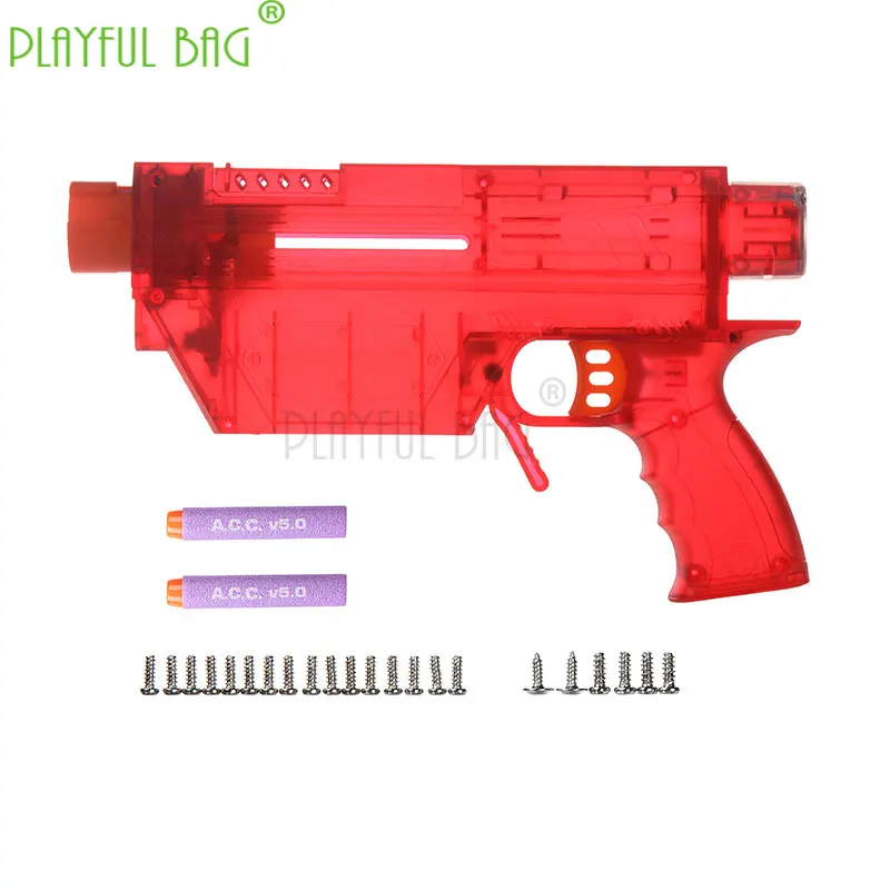 

Outdoor sports cs toy soft bullet predicted R series modified ner revenge F skin red transparent version shell model OD137