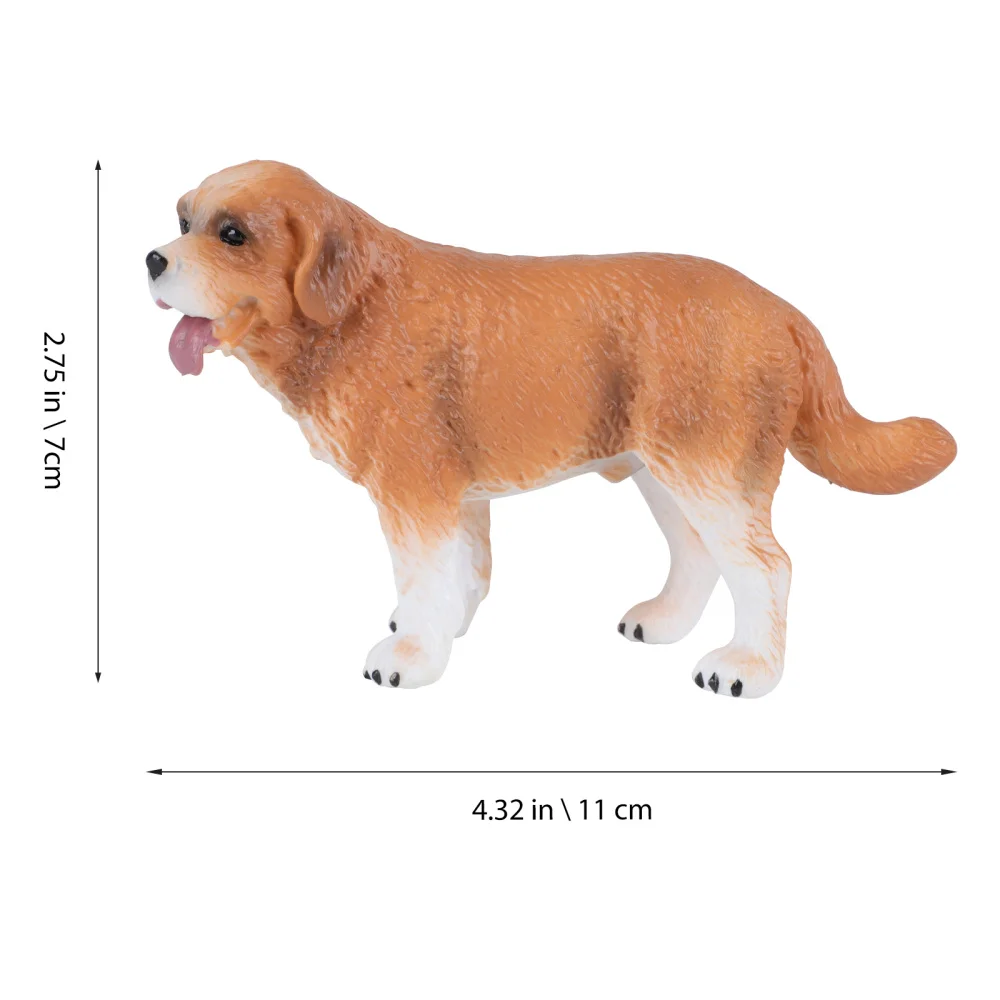 

Puppy Figurine Realistic Dog Model Educational Teaching Prop Kid Educational