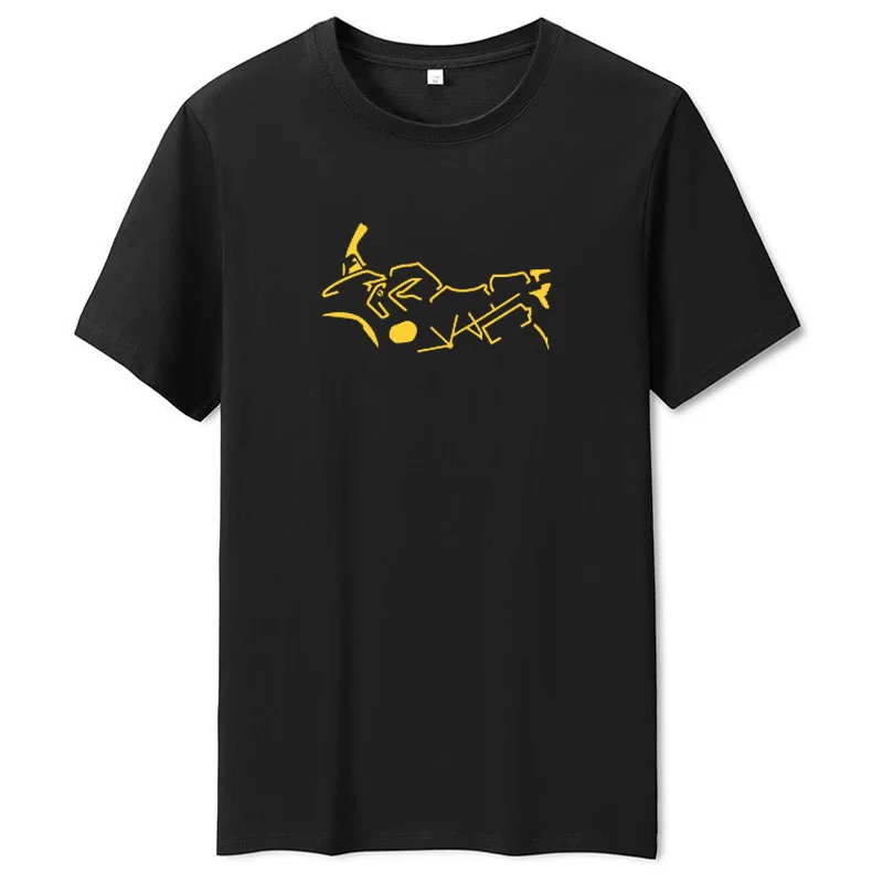 

Hot Sale Classic Motorcycle Print FunnyT-Shirt New Summer Cotton Short Sleeve Tee Shirt Youth Male Tshirt Korean Style Tops