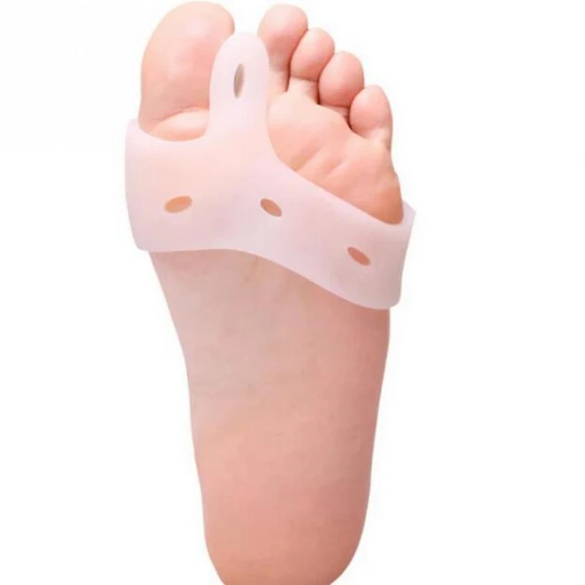 1 пара Силиконовая защита для пальцев ног оттоманка коррекции вальгусной
