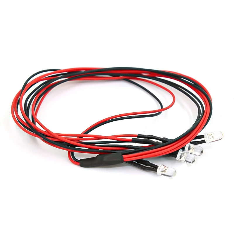 

RC Car LED Roof Lamp Lights Bar for WPL 1/18 1/24 RC Truck Car Upgrade Parts Accessories,6 LED