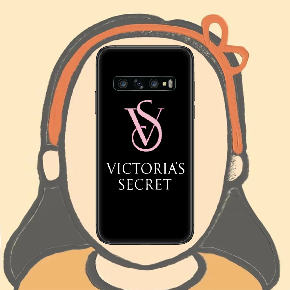 

Fashion Victoriaes Pinks Secret Phone Case For Samsung Galaxy Note S 8 9 10 20 Plus E Lite Uitra black Shell 3D Funda Trend