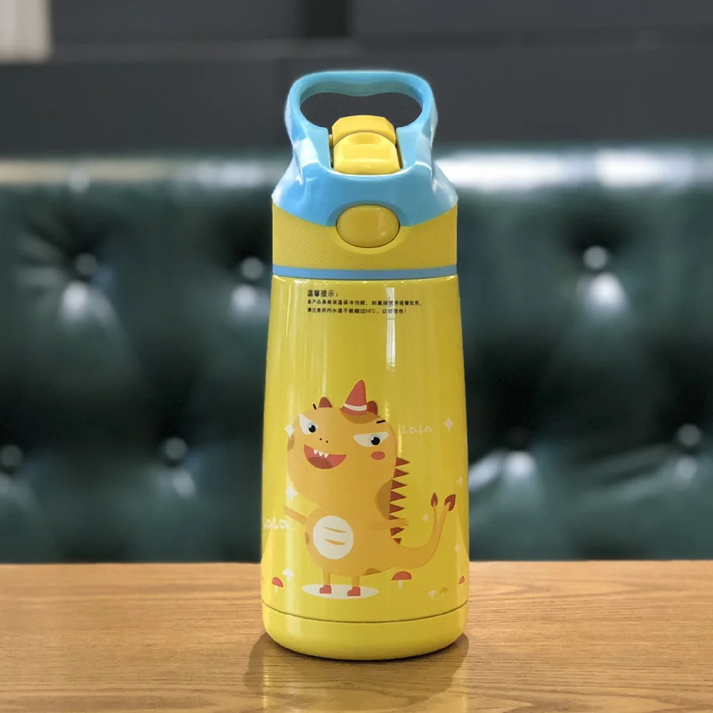 316 термос для воды из нержавеющей стали с соломинкой милая вакуумная колба