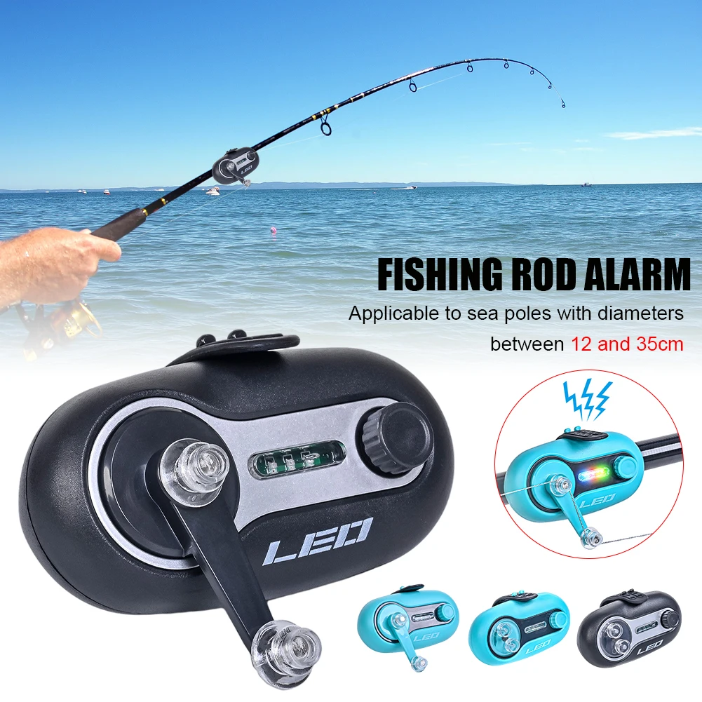 

Electronic Buzzer Fishing Bite Alarm Sea Rod Sound Light Alarm Fishing Alarm Indicator Siren Fishing Accessories Hot Selling