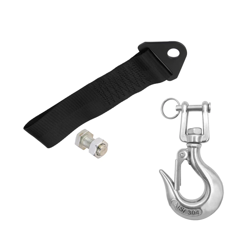 

Brand New 112mm Soft Loop Tow Strap with 304 Stainless Steel Hooks