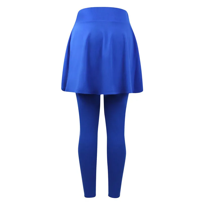 Женская Повседневная юбка леггинсы женская укороченная брюки для фитнеса