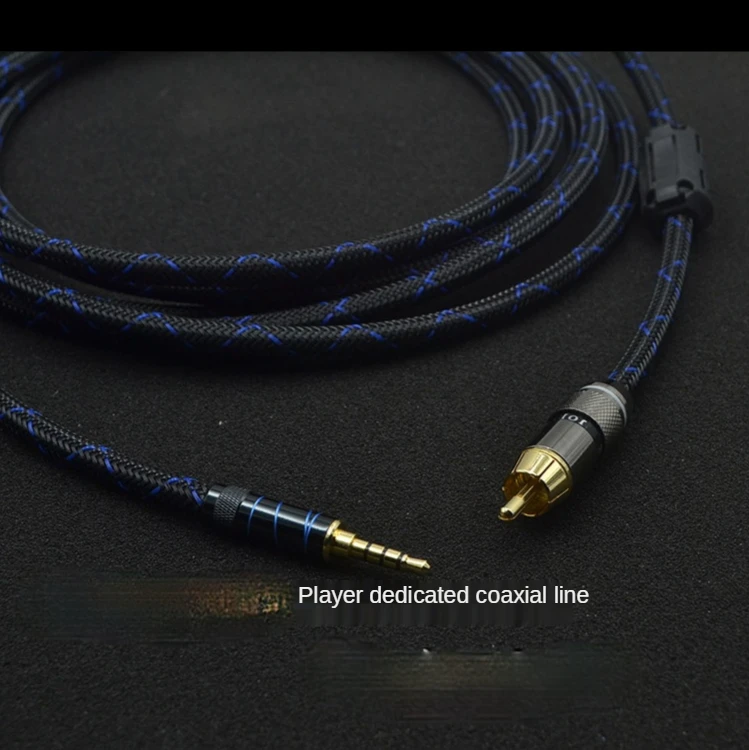 Коаксиальный цифровой аудиокабель HIFI 3 5 мм к RCA SPDIF для Fiio X7 X3K X5K X3 X5 1st 2nd 3rd M9 M11 M15 E17