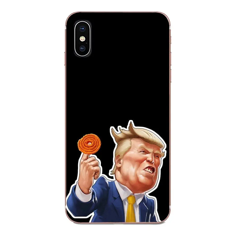 Мягкий чехол из ТПУ с изображением Дональда Трампа для Samsung Galaxy S9 S10 S20 Plus Ultra S6 S7 S8