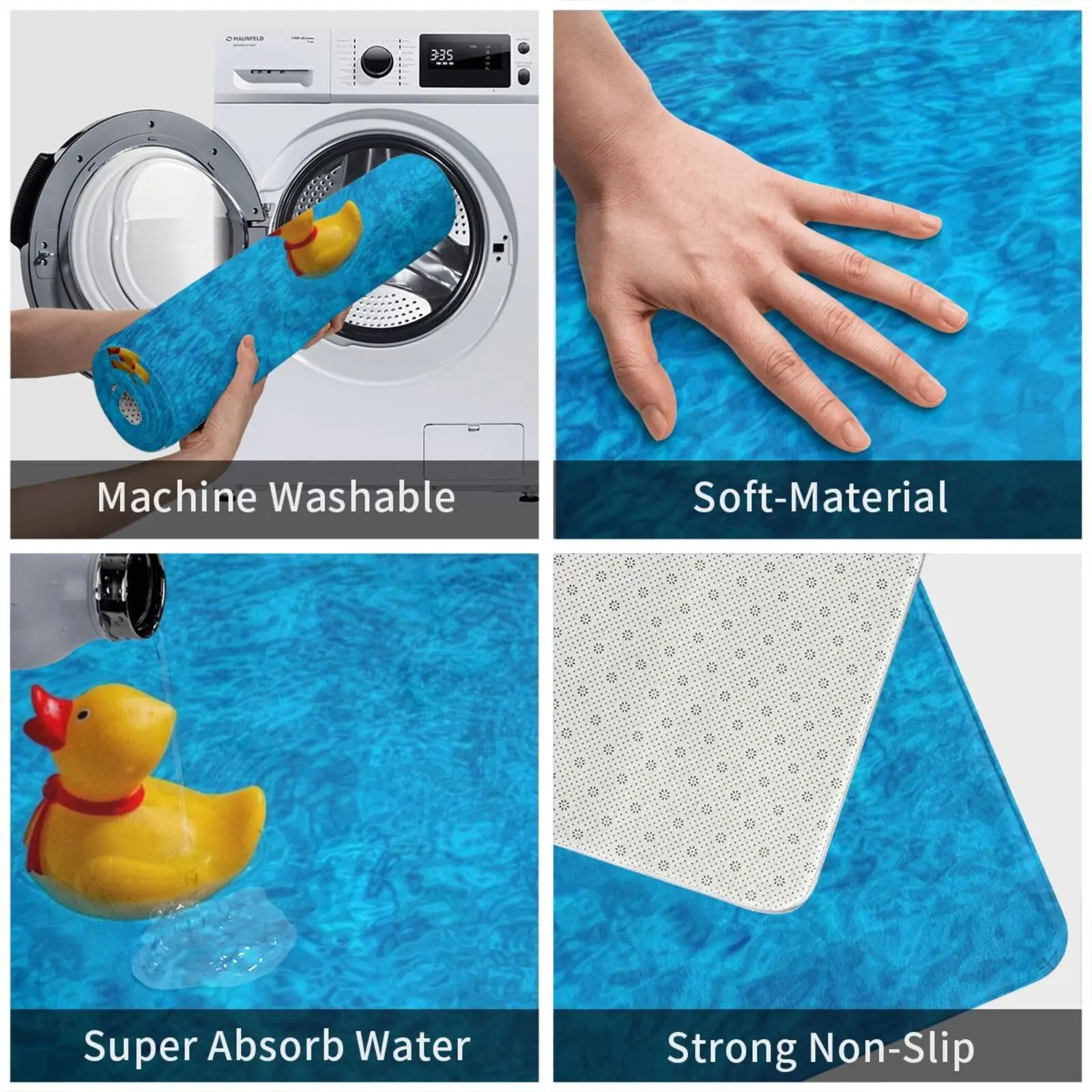 Коврик для входной двери бассейна коврик ванной Бультерьера Английский