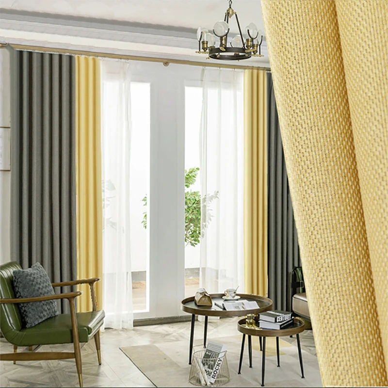 

Modern luxury High End Curtains 10 Years Warranty Bedroom Living Room Balcony Window Screen Curtains Villa Decoration
