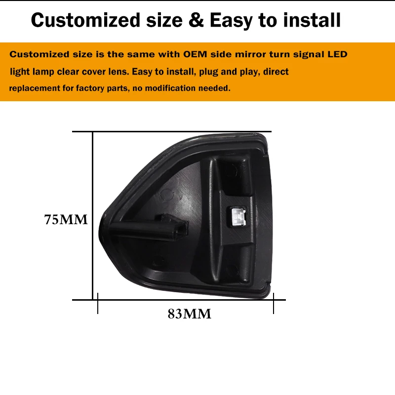 iJDM Amber Side Mirror Marker Lamps For 2010-2018 Dodge Ram 1500 2500 3500 4500 5500 Turn Signal Light 12V | Автомобили и
