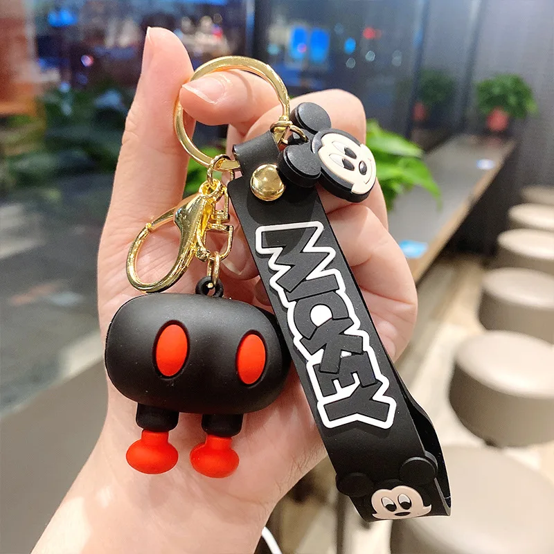 

Disney Minnie Mickey doll keychain female cute car key chain ring bag pendant