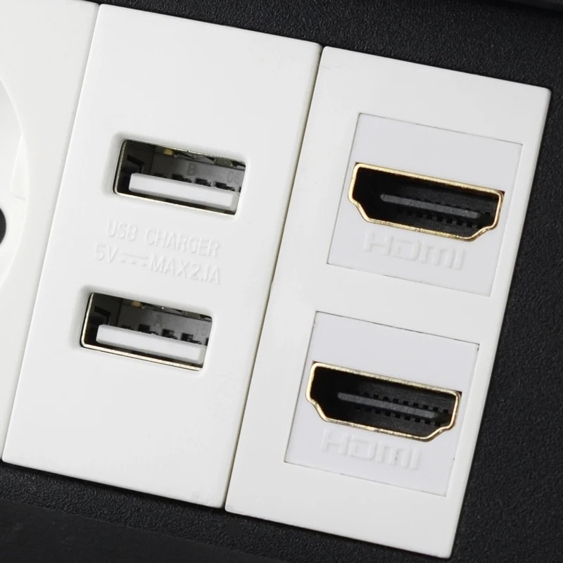 Универсальная настольная Встраиваемая Сетевая розетка настольные розетки с