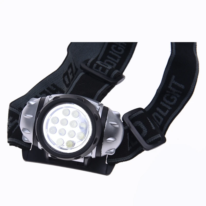 

Headlamp 12 LED Headlamp Headlamp Zoomable White waterproof Fishing