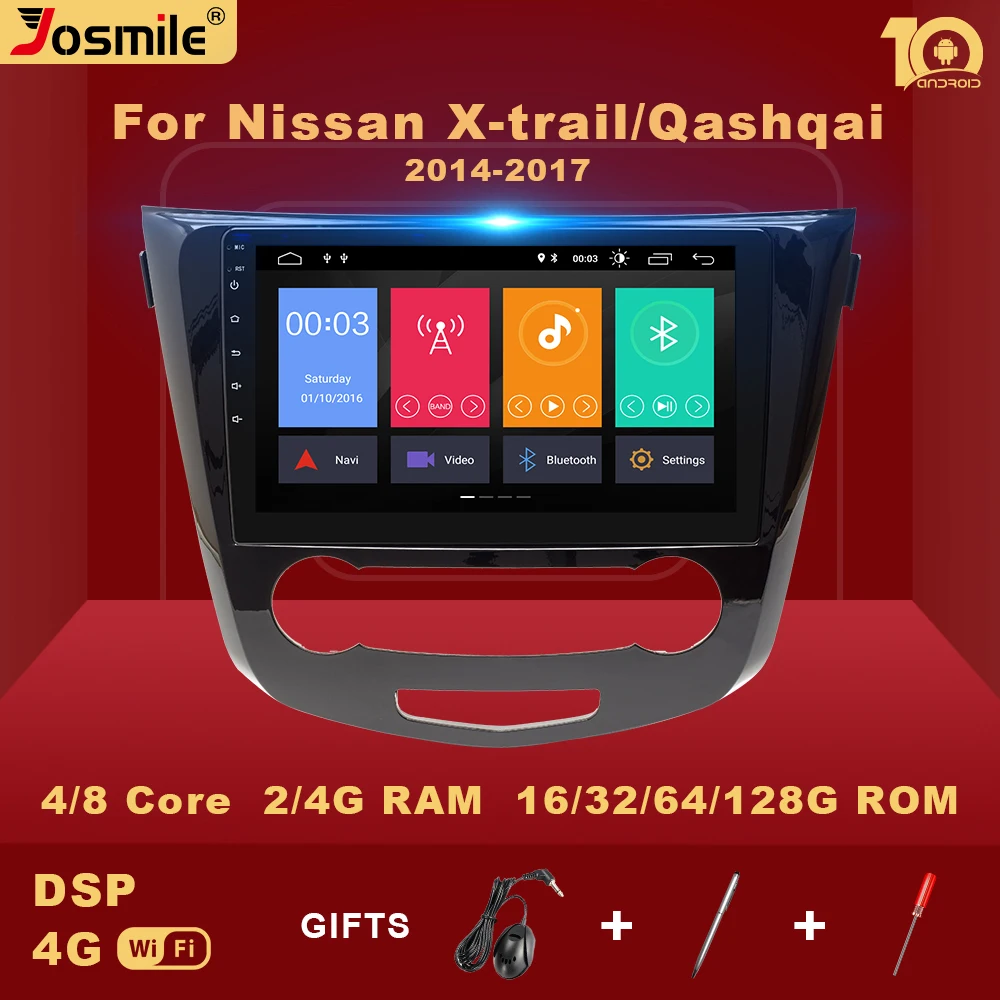 

2 Din Android Car Multimedia Video Player For Nissan X-Trail xtrail X Trail 3 T32 2013 - 2017 Radio Qashqai 2 J11 Navigation GPS