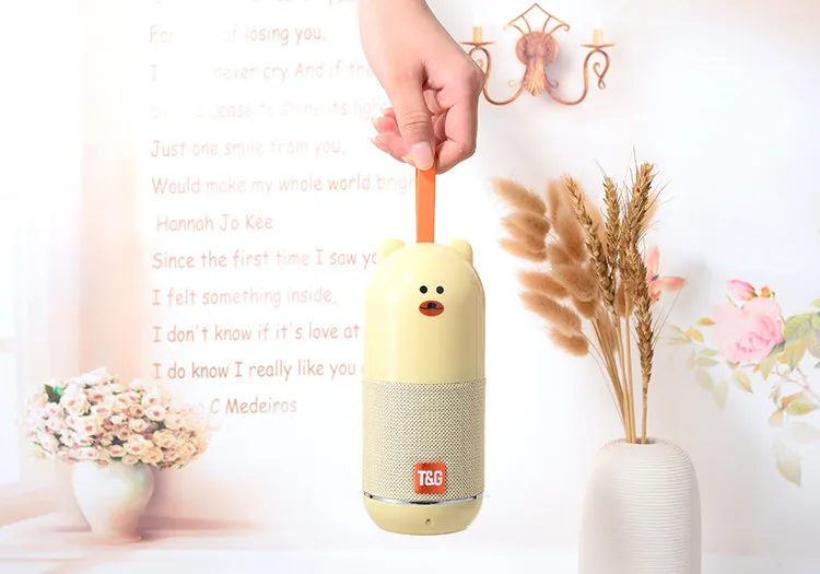 Bluetooth-Колонка TG502 Беспроводная портативная водонепроницаемая с мультяшным