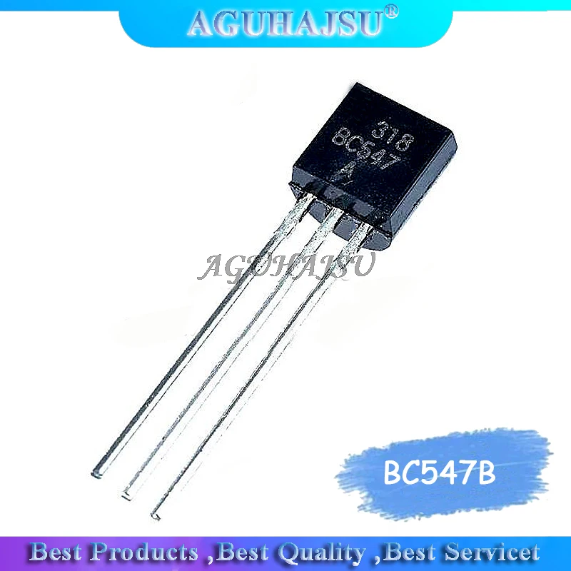 100 шт. BC547B BC547 TO-92 TO92 547B триодный транзистор новый оригинальный 100 шт. BC547B BC547 TO-92 TO92 547B триодный транзистор новый оригинальный