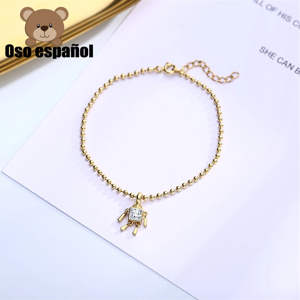 

TS16 High Quality Original Spanish Cubs Star Moon Necklace Earring Bracelet Set, Women's Jewelry, Sterling Silver.