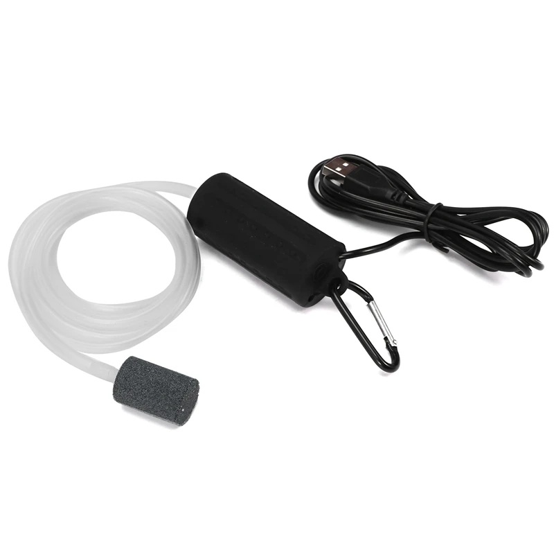 Usb Mini Aeration Pump Air Aquarium Aerator Ultra Quiet Fish Tank Go Fishing Oxygen | Спорт и развлечения
