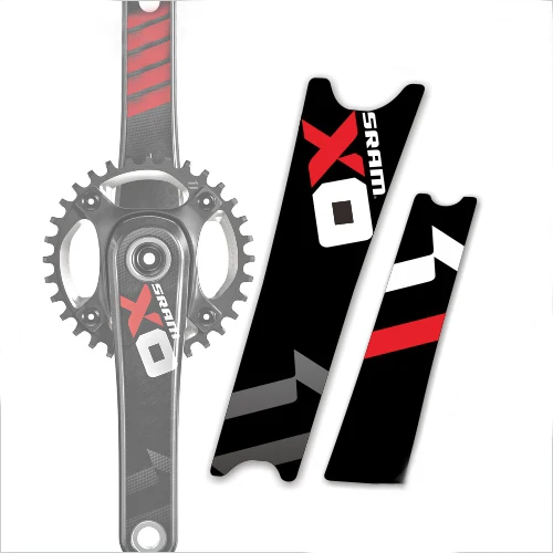 1 пара SRAM X0 crank велосипедные наклейки горный/дорожный велосипед аксессуары MTB DH гоночный велосипед протектор наклейки