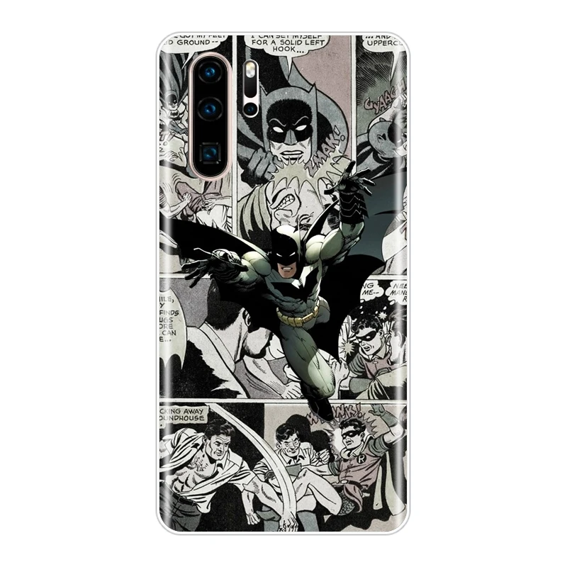 No.8 Мягкий силиконовый чехол из ТПУ для телефона huawei P30 Lite Pro P20 Lite Marvel задняя крышка для huawei P Smart Z P Smart Plus - Цвет: No.8