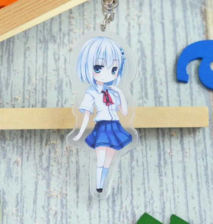 1 шт. горячая Распродажа мультфильм аниме Date A Live Tohka Yatogami Косплэй акриловый брелок